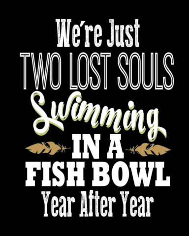 "Wish You Were Here" Lyrics of Pink Floyd. Calligraphic Poster